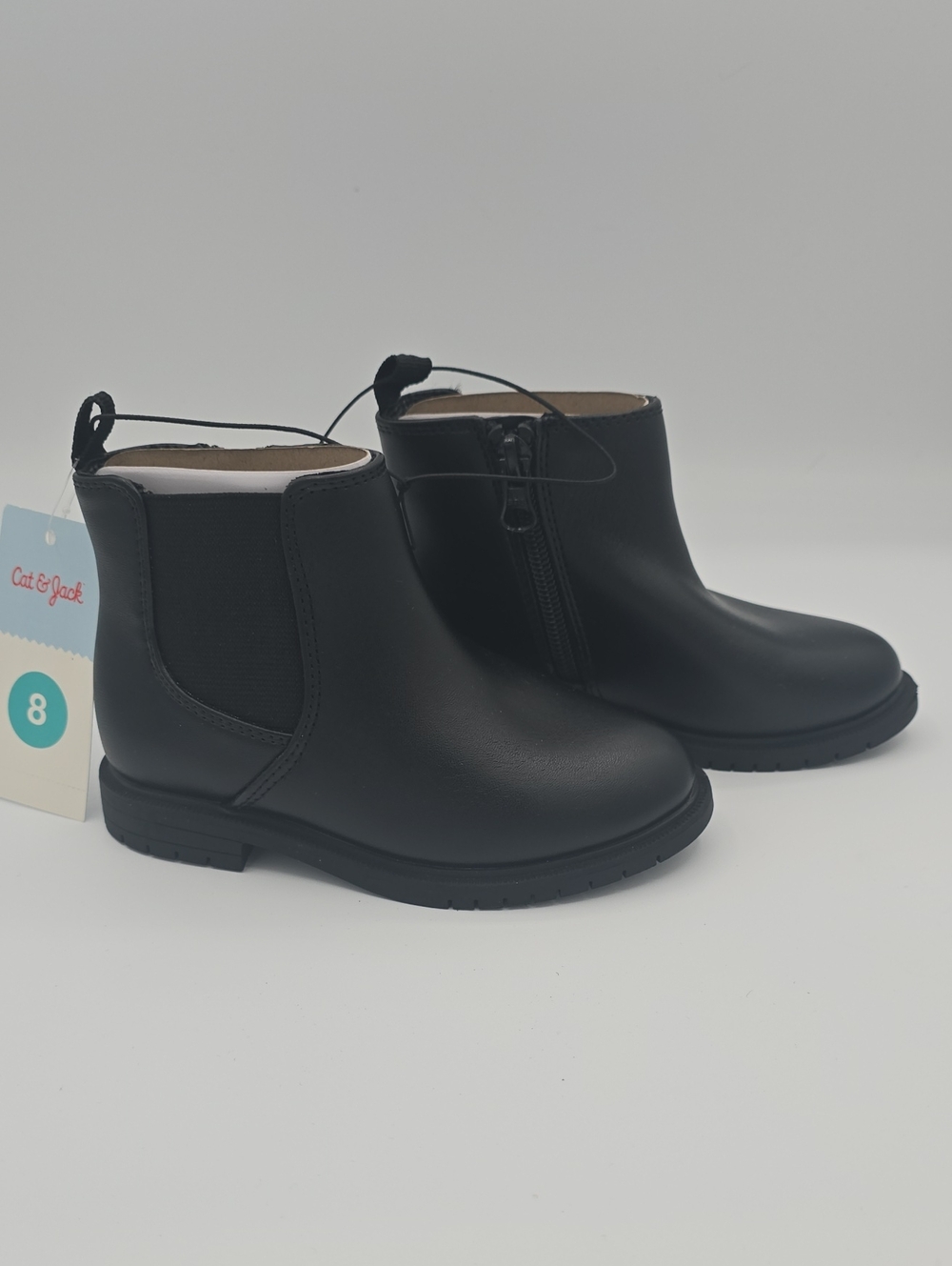 Cat & Jack Girls Black Ankle Boots